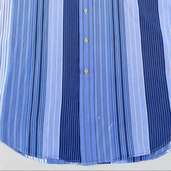 RALPH LAUREN Classic 100% Cotton Stripe Men’s Blaire Shirt, Size Large - Picture 13 of 14
